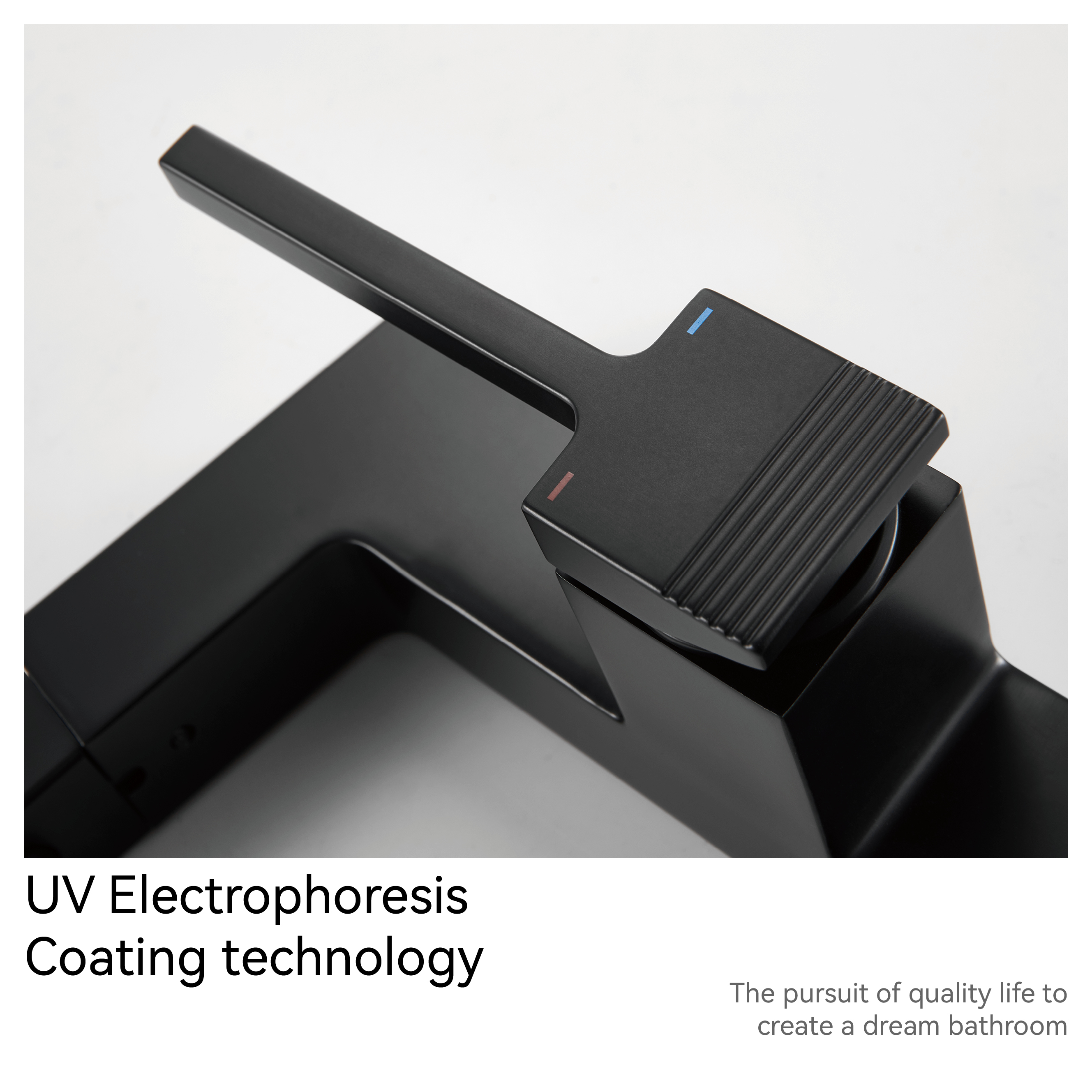 Samliyu Badezimmer Wasserhähne für Waschbecken 1 Loch, eingriff Down Badewaschbecken Wasserhahn mit 2 Modi, 360 ° Rotaty mit Auszug Sprühgerät, moderne Waschbecken Wasserhahn Schwarz BF04006-N1-MB