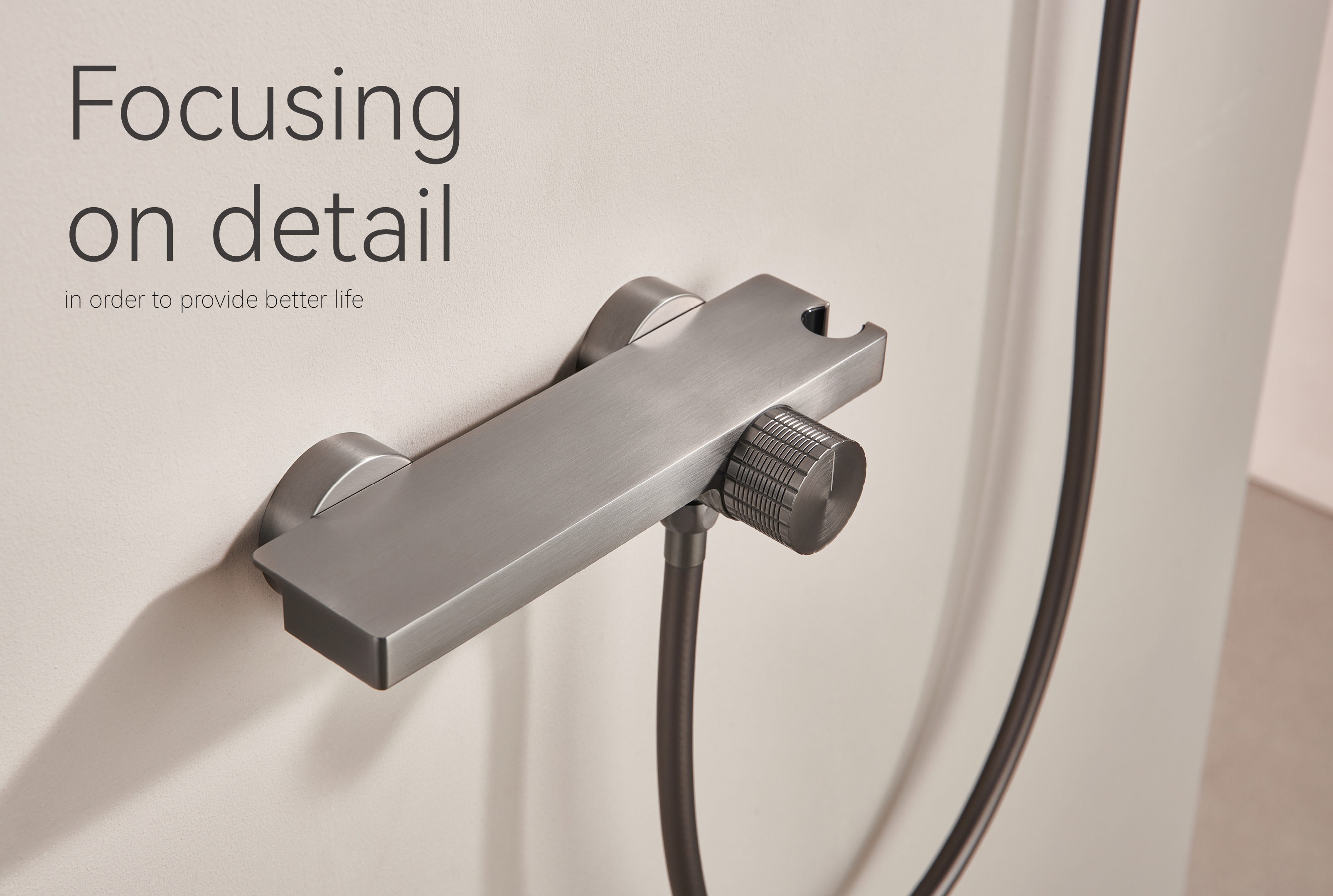 Duscharmatur-Set mit Schiebestange