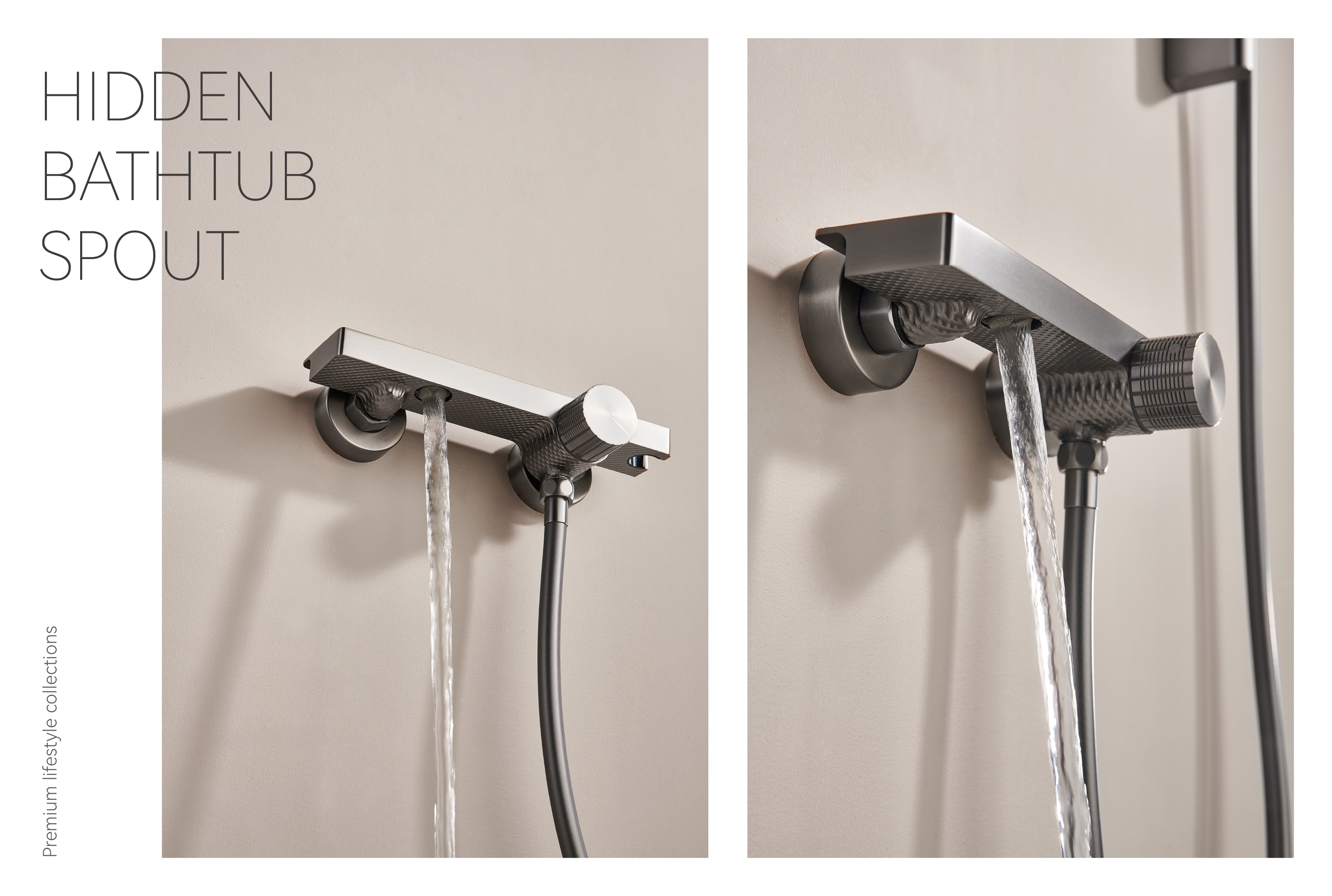 Handbrause mit Wannenauslauf