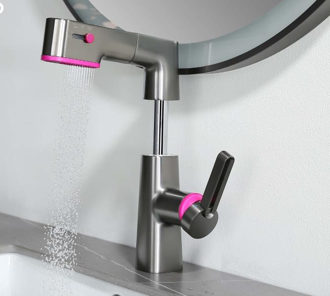 Multipler Funktionsbeckenhahn mit Gurgelnsprühgerät BF04001-BGM