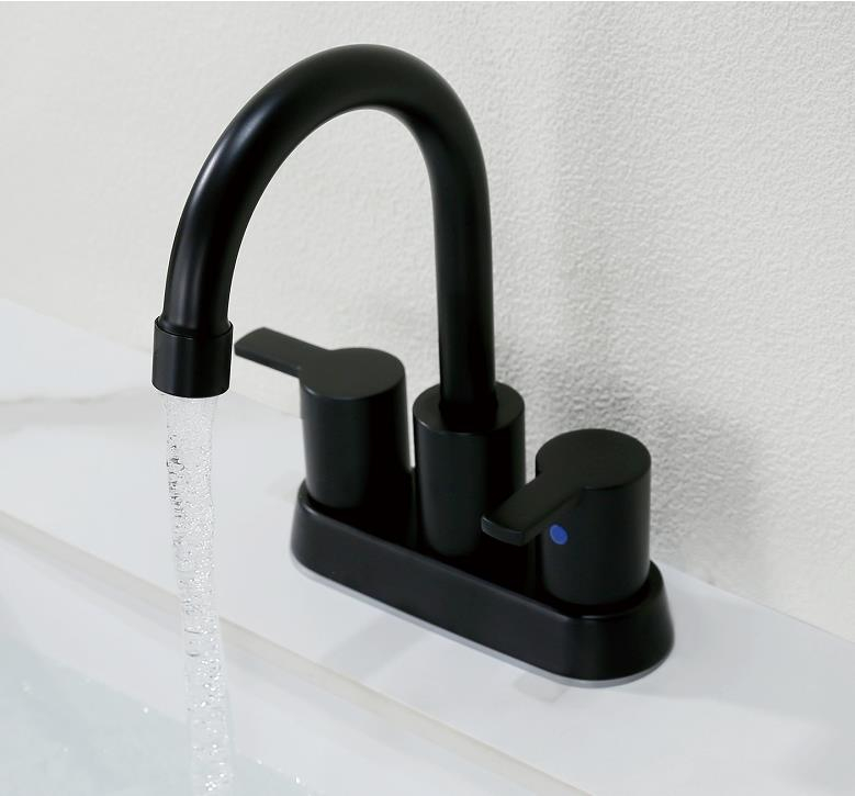 4 Zoll schwarzes Becken Wasserhahn BF02011-K09-MB
