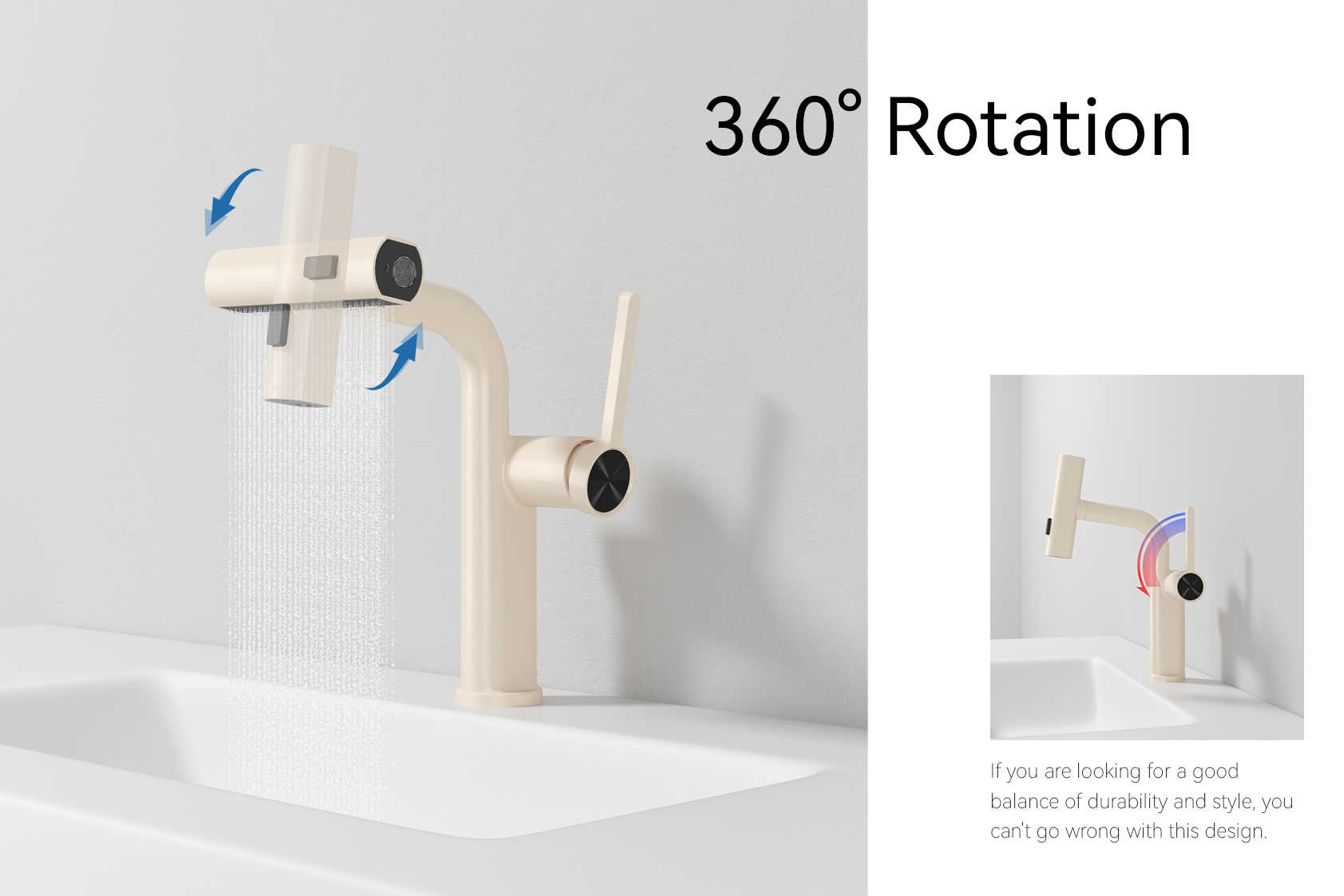 Fliegender Regenwasserhahn