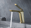Alle Messingbadezimmer-Wasserhahn New Fashion Design Single Griff Wasserband BF01023-BG