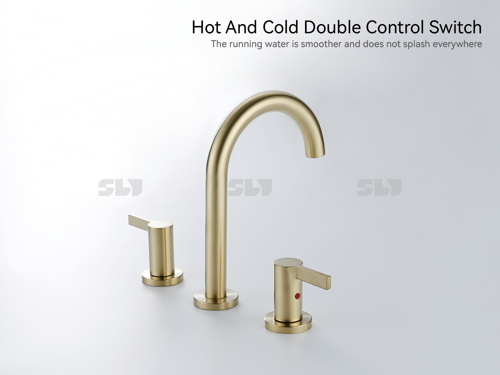 Badezimmer weit verbreiteter Wasserhahn