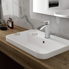 SLY Edelstahl-Wasserhahn für Badezimmer, Einloch-Waschraum, neue Design-Wasserhähne