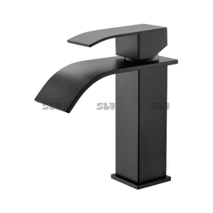SLY Edelstahl Badezimmer Centerset Einhand-Waschtischarmatur