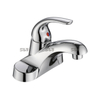 SLY Waschbecken Badezimmer heiß kalt Gesicht Becken Luxus Chrom Messing Wasserhahn 4 Zoll Badezimmer Wasserhahn