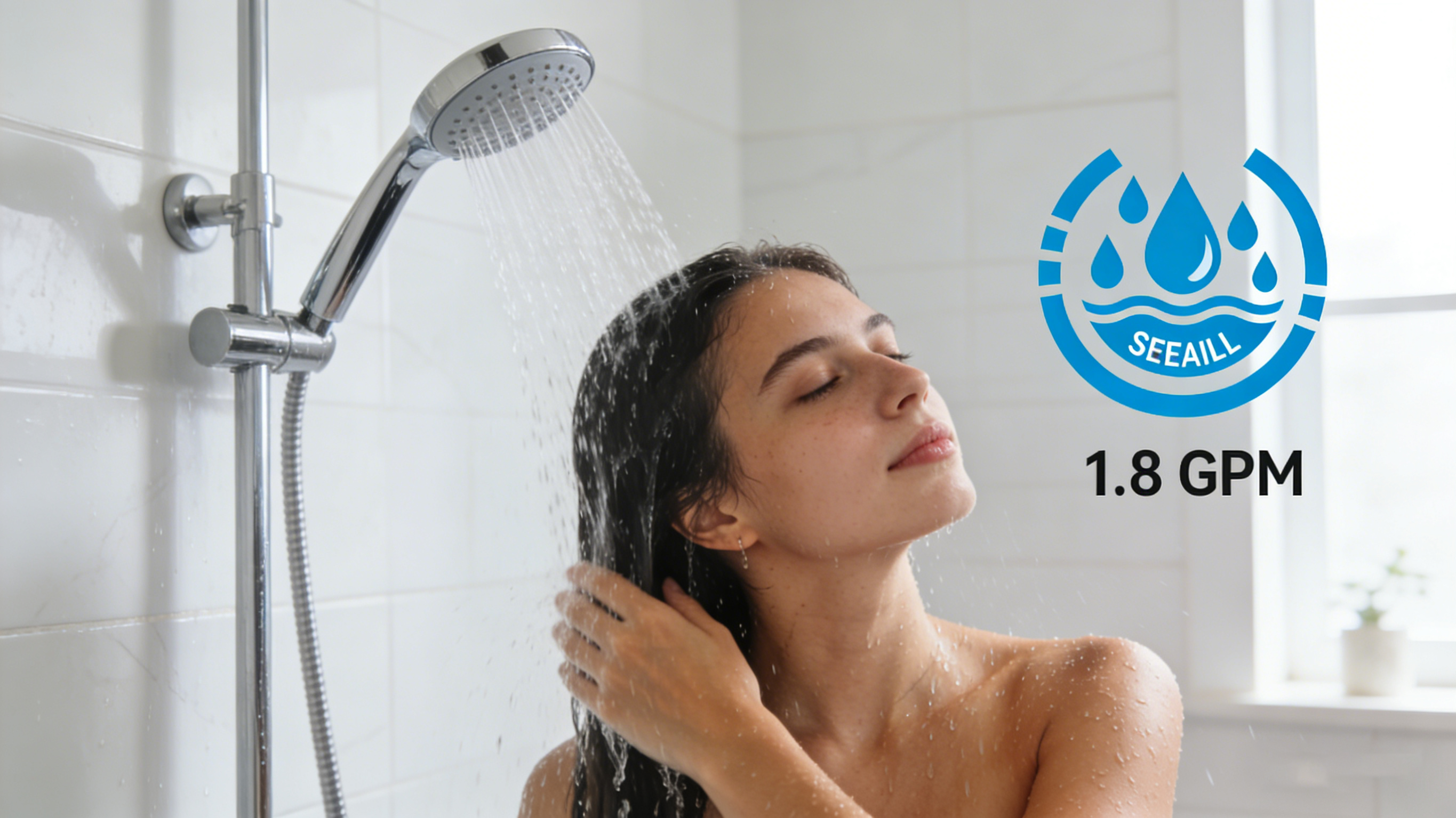 1,8 Gpm Duschkopf