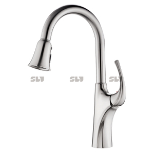 Bargeldverkauf einzigartige gebürstete Nickelbeschichtung Crown Water Ridge Down Küchenarmatur Down Kitchen -Wasserhahn 