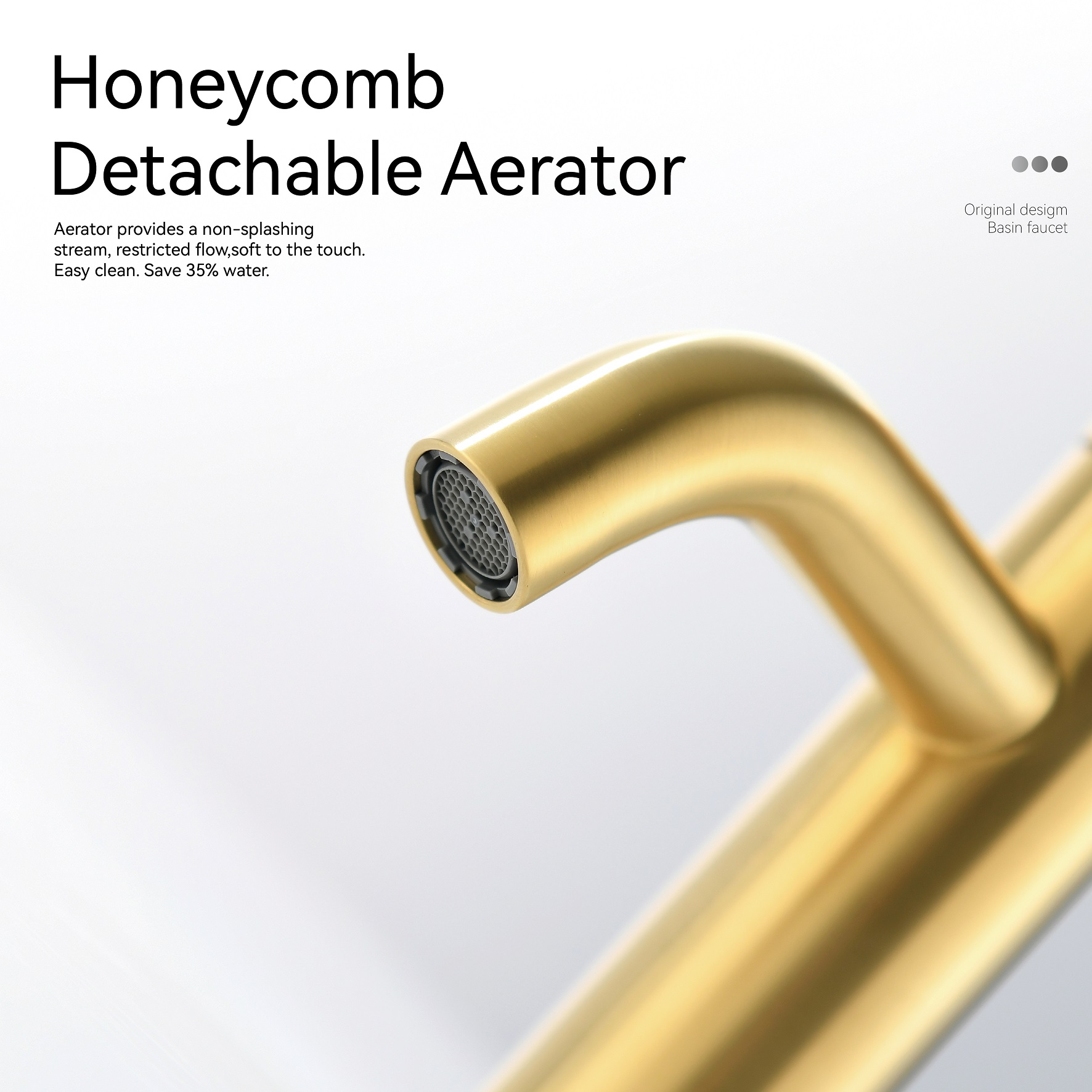 wei&szlig;er Badezimmerhahn