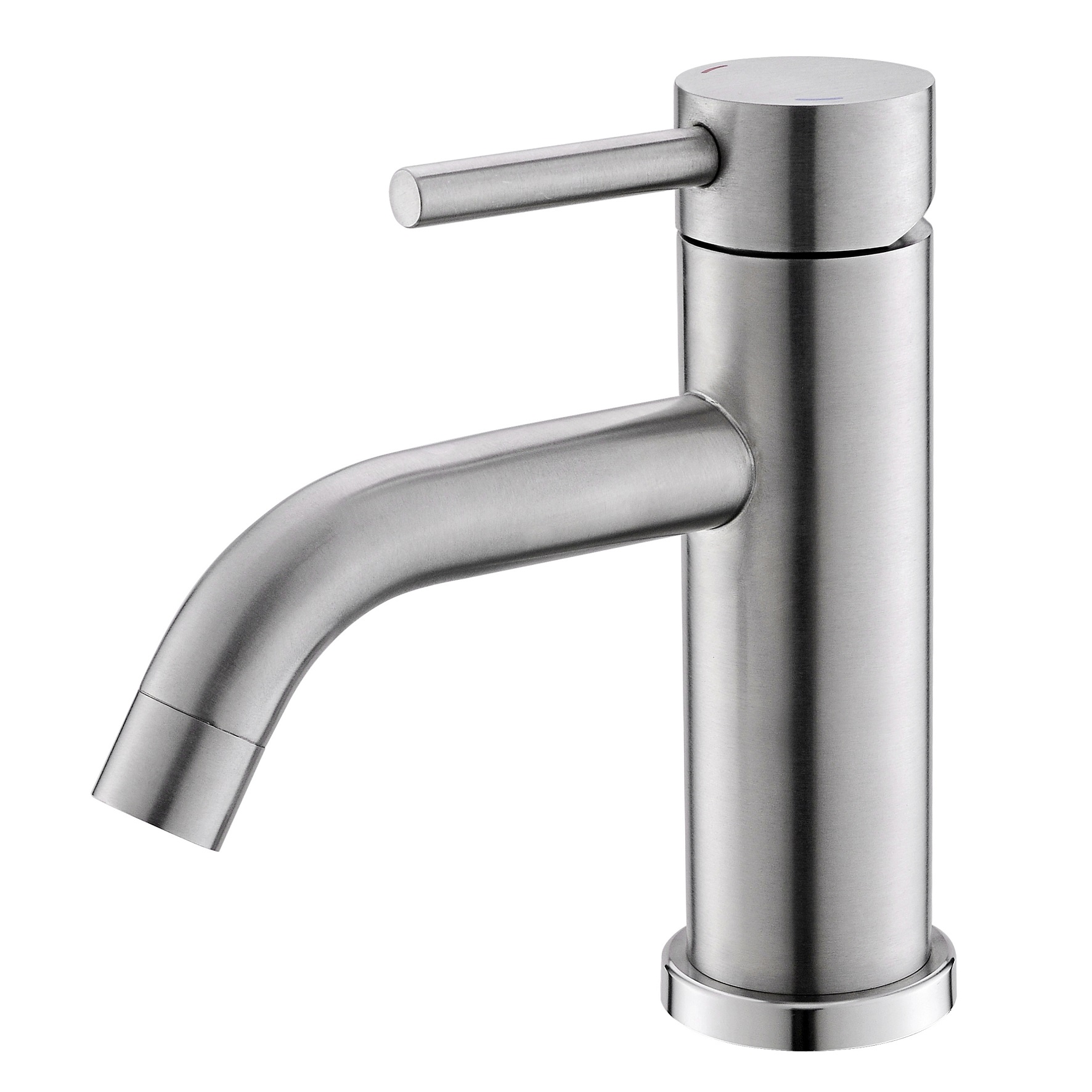 Schlaues Retro upc Gold Single Loch unbemalte Messing Badezimmer Wasserhahn
