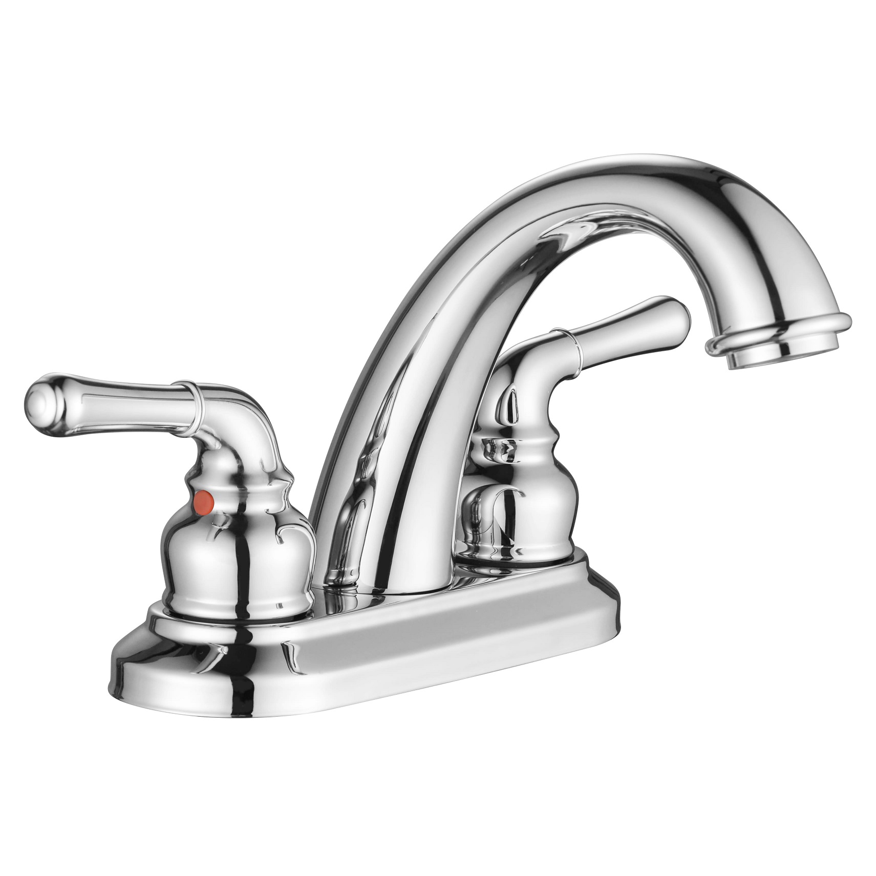 Sly Messing gebürstet Nickel Badezimmer Wasserhahn Kalt- und Heißmischer -Hähne