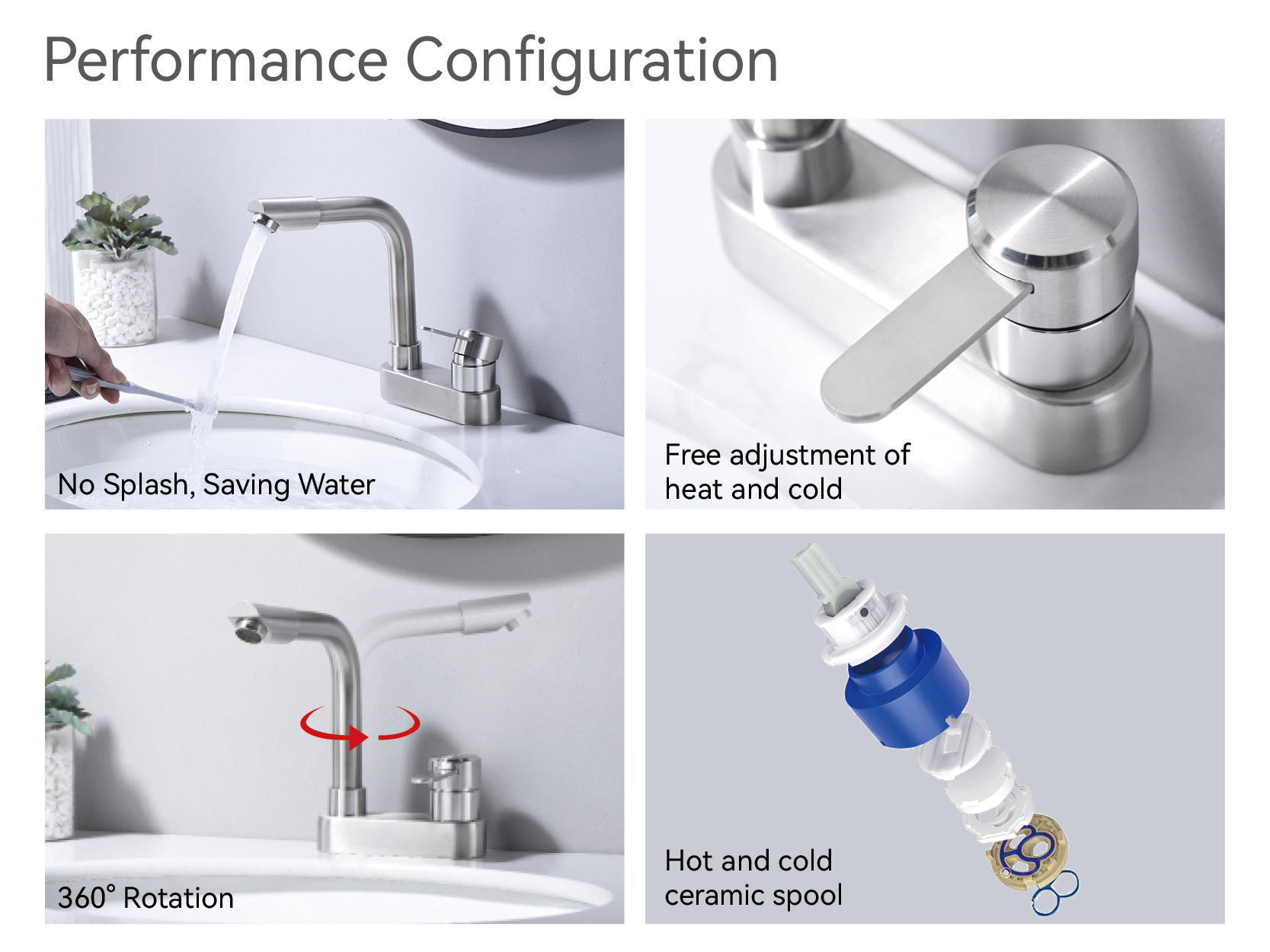 Waschbecken-Badezimmerhahn