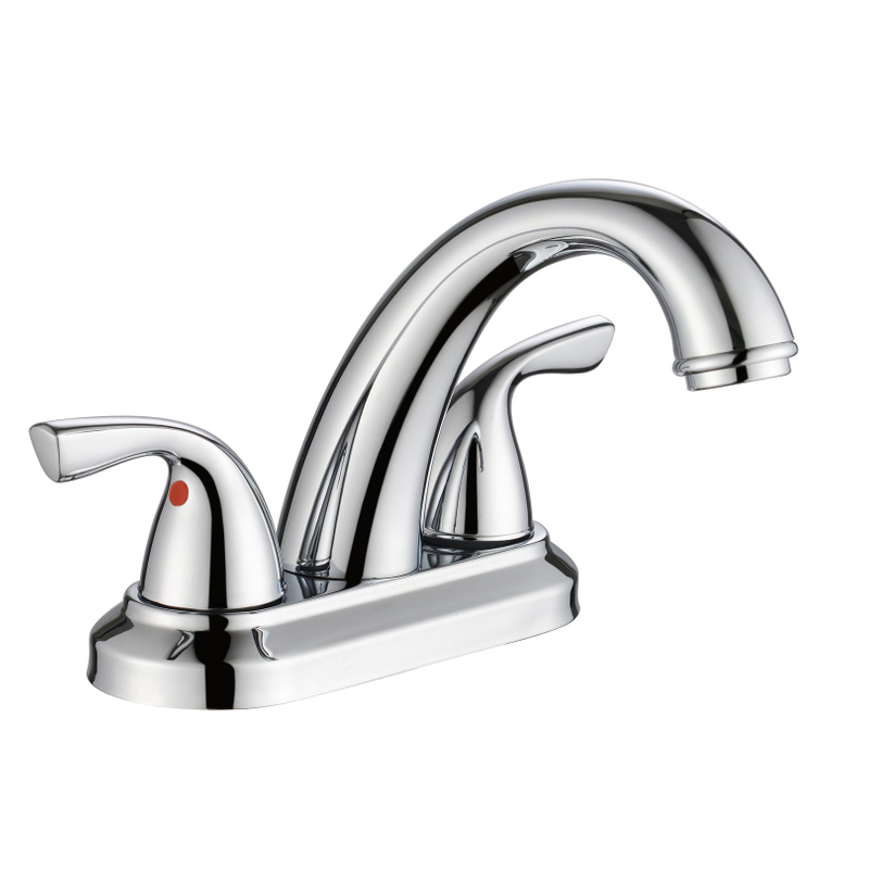 Sly Messing Chrome Hersteller gut gemachter Wasserkabelmischer Badezimmer Kalt & heißes Beckenarmaturen