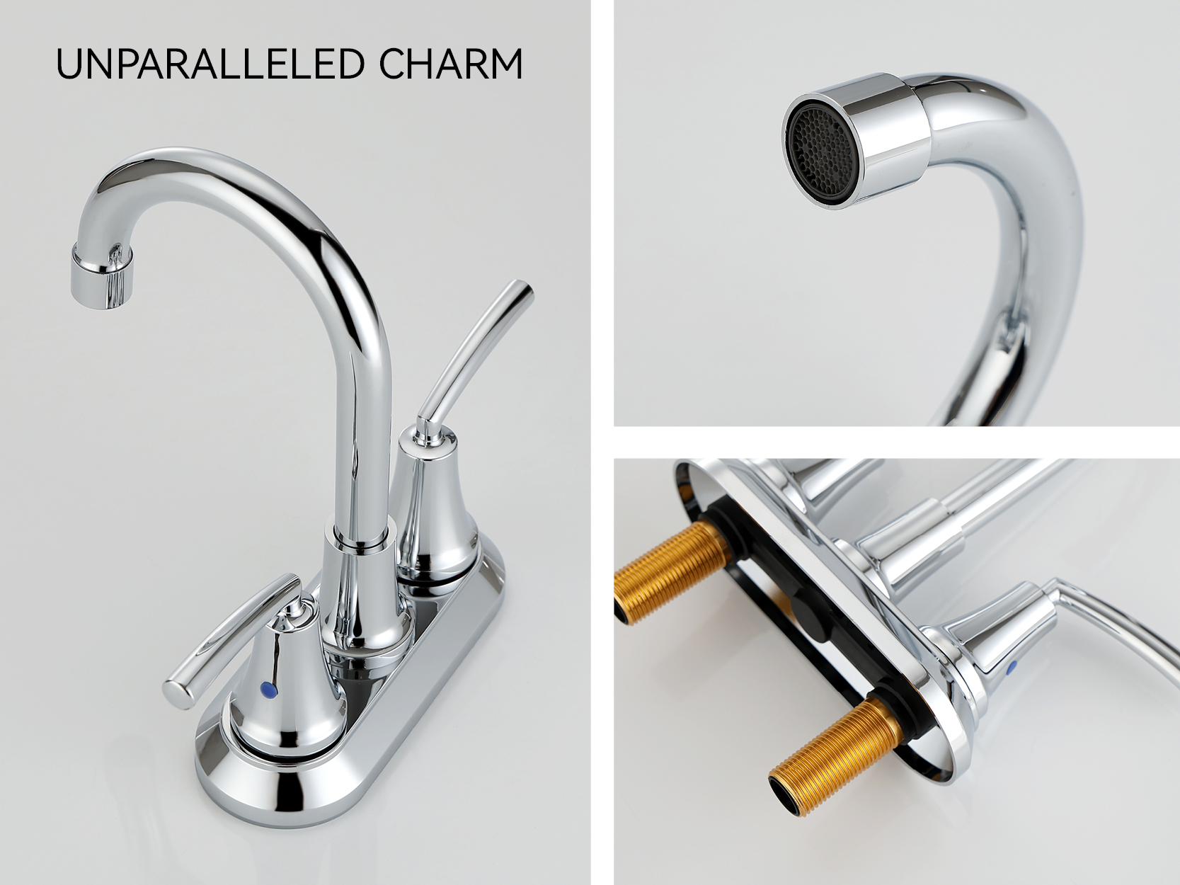 einzelner Badezimmerhahn