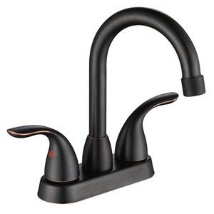 Sly Messingöl gerieben Bronze Spezielles Design ein Loch Deck montiertes Becken Badezimmer Wasserhähne HAP