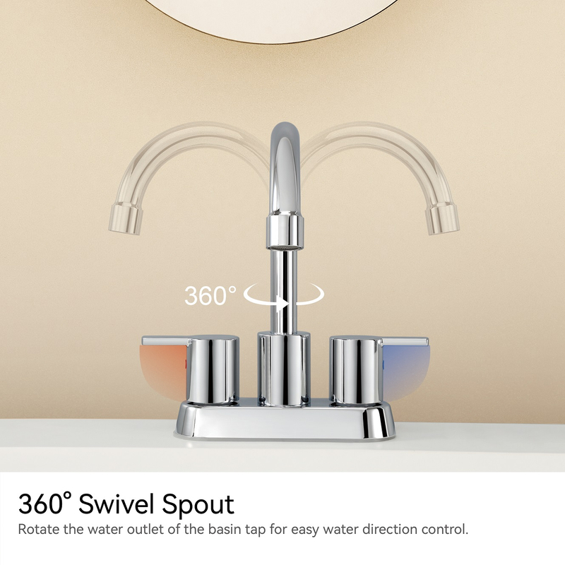 Sly Messing gebürstet Nickel Ein Loch Wasserfallmischer Waschbecken Ein -Tap -Badezimmer -Taps -Becken Wasserhahn