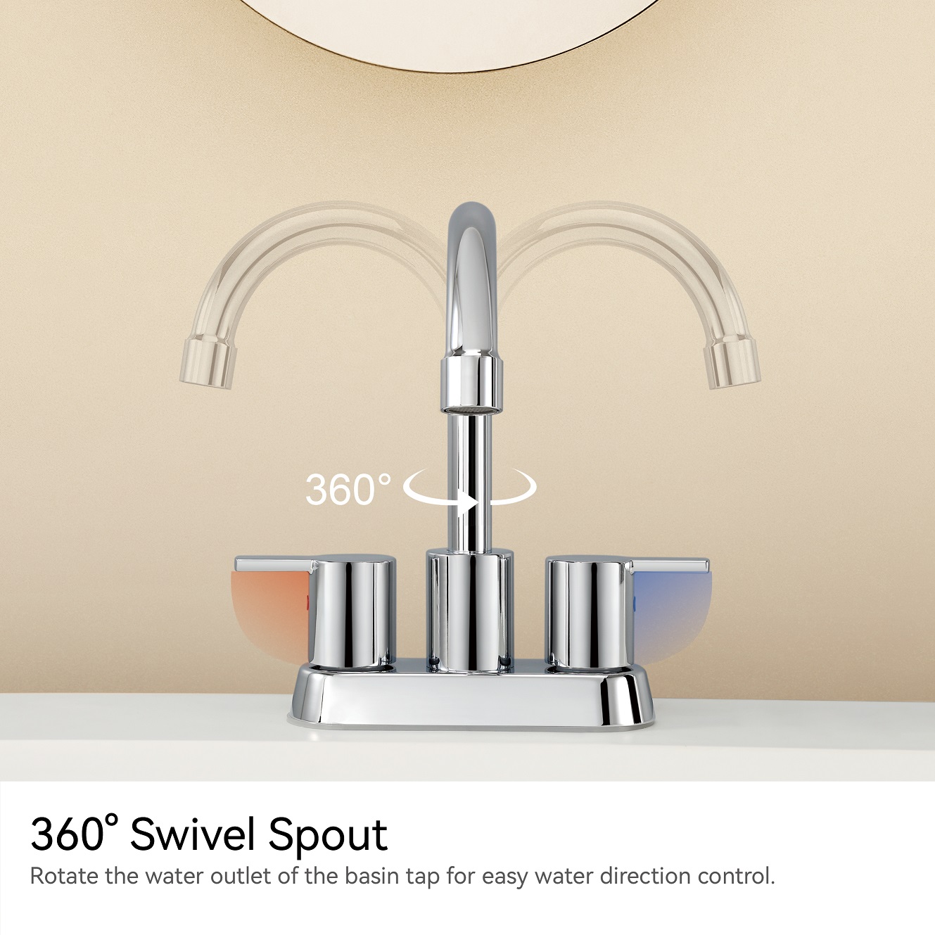 Sly Messing gebürstet Nickel Ein Loch Wasserfallmischer Waschbecken Ein -Tap -Badezimmer -Taps -Becken Wasserhahn