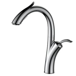 Sly Messing Küche Wasserhahn Kupferwasserhahn Moderne Wasserhähne herausziehen Sprühgerät