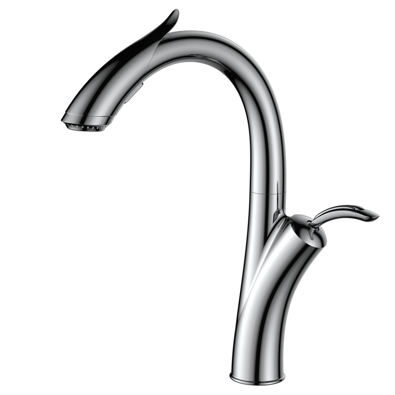 Sly Messing Küche Wasserhahn Kupferwasserhahn Moderne Wasserhähne herausziehen Sprühgerät