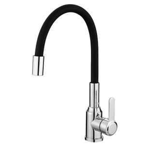 Sly Einzelhandel und Großhandel Chrom Küche Spüle Wasserhahn Silikonschlauchfilter Wasserhahn Küche Einesgriff heißes und kaltes Wasser