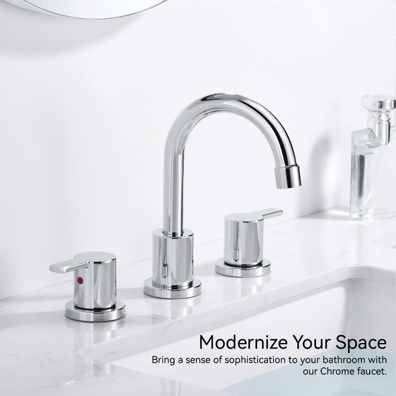 Sly Badezimmerbecken weit verbreitete Gesichtsbecken Wasserhahn Cupc Doppelgriff Wasserhahn 