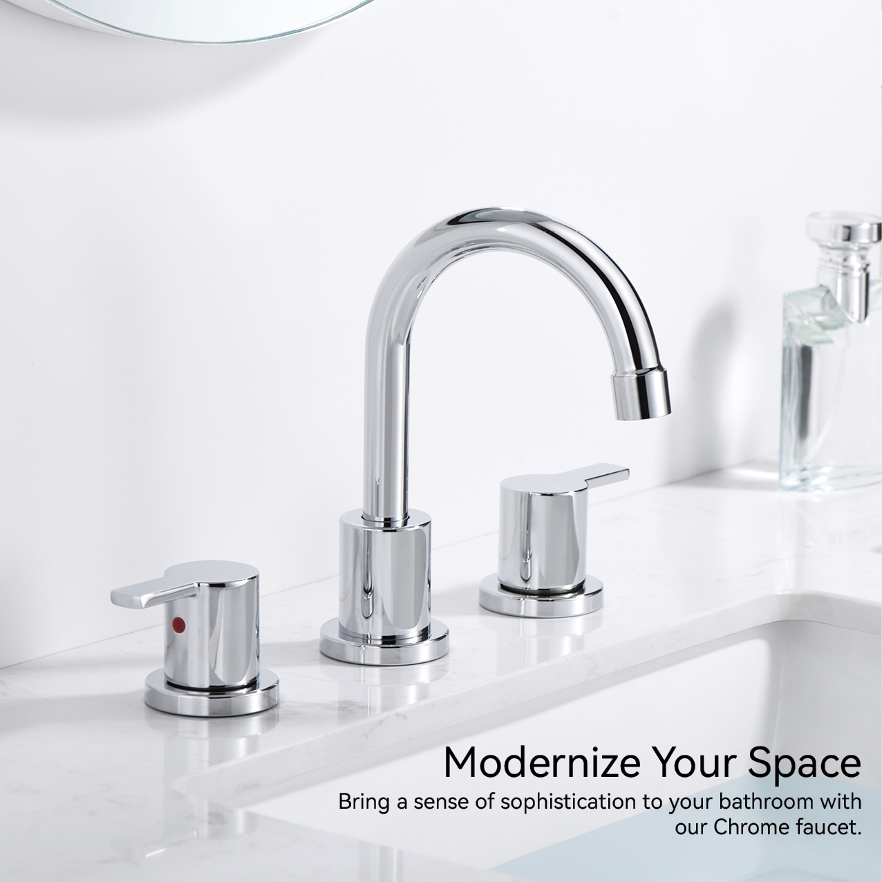 Sly Badezimmerbecken weit verbreitete Gesichtsbecken Wasserhahn Cupc Doppelgriff Wasserhahn 