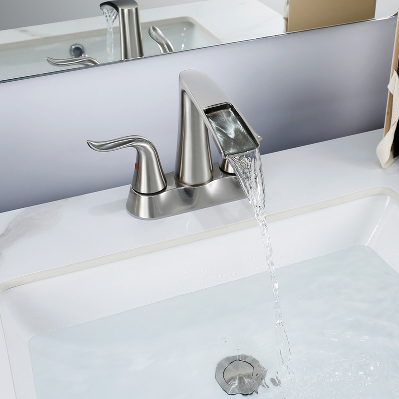 Werkseitig Großhändler Doppelgriff Badezimmer Wasserhahn Wasser Wasserhahn Haus Waschbecken Wasserhahn 