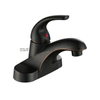 SLY Waschbecken Badezimmer heiß kalt Gesicht Becken Luxus Chrom Messing Wasserhahn 4 Zoll Badezimmer Wasserhahn