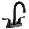 Schlaues Messing Matt Black Basin Wasserhahn Kupfer Badezimmer Wasserhahn heißer und kaltes Beckenmixer Taps