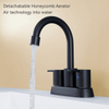 Sly Messing gebürstet Nickel Ein Loch Wasserfallmischer Waschbecken Ein -Tap -Badezimmer -Taps -Becken Wasserhahn