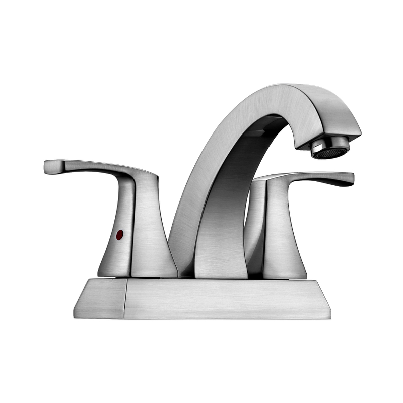 Schlau gebürstete Nickel -Waschbecken Wasserhahn Deck ein Loch Wasserhahn montieren