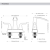Samliyu gebürstet Nickel Messing Badezimmer Wasserhahnmixer Tap Einer Loch Bidet Wasserhahnmixer Tipp 