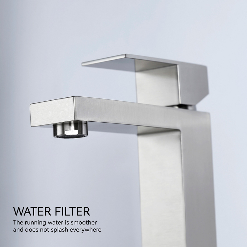 Sly Edelstahl Badezimmer Centerset Single Loch Badezimmer Wasserhähne