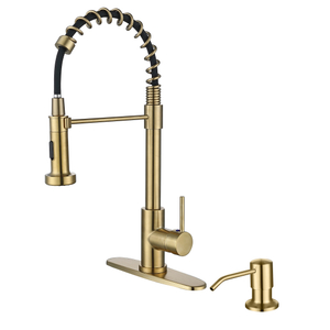 Schlaues Ausziehen von Küchenmischer Wasserhahn Sprühkopf Ersatz gebogen 304 Pull Down Kitchen -Wasserhahn gezogen