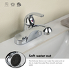 Samliyu Chrom Badezimmer Becken Wasserhahn Tippmischer heißes kaltes Becken Wasserhahnbad und Duschwaschraum Wasserhähne