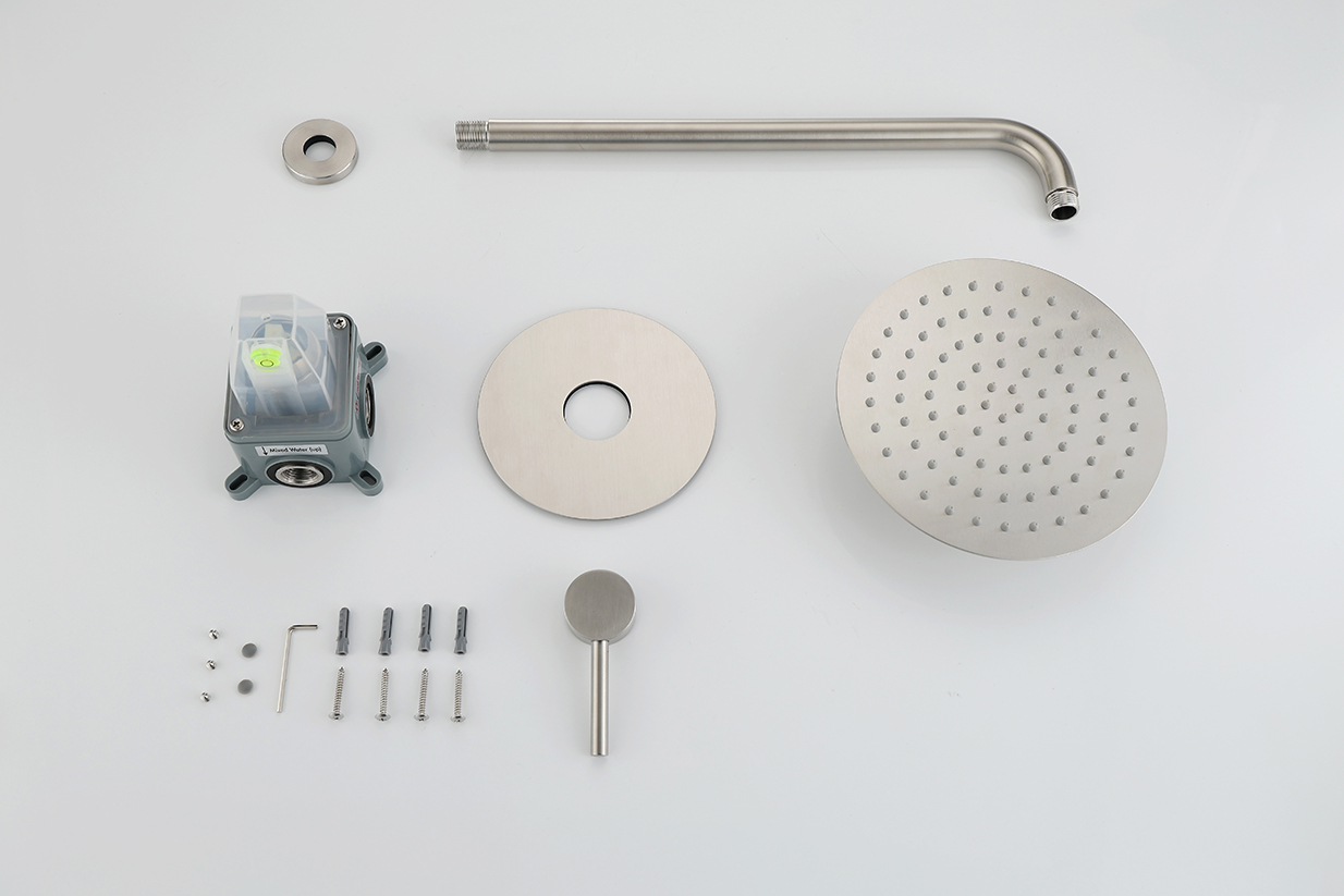 Duschmischer in Wand 