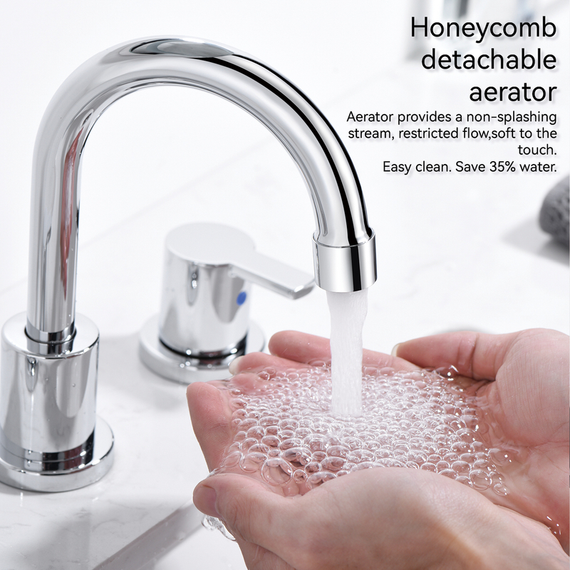 Sly Badezimmerbecken weit verbreitete Gesichtsbecken Wasserhahn Cupc Doppelgriff Wasserhahn 