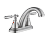 Sly Dual Griff 4-Zoll-Mittel-Wasserhahn-Chrom-Stangen-Badezimmer Wasserhahn