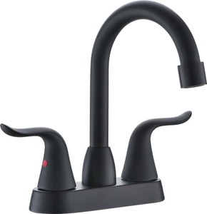 Badezimmer Wasserfall 4 Zoll Centerset Wasserhahn Badezimmerbecken 2 Griff Wasserhahn