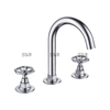 SLY Waschtischmischer Wasserhahn Waschtischmischer Wasserhahn Weit verbreitet Chrom Waschbecken Doppelgriff Wasserhähne 