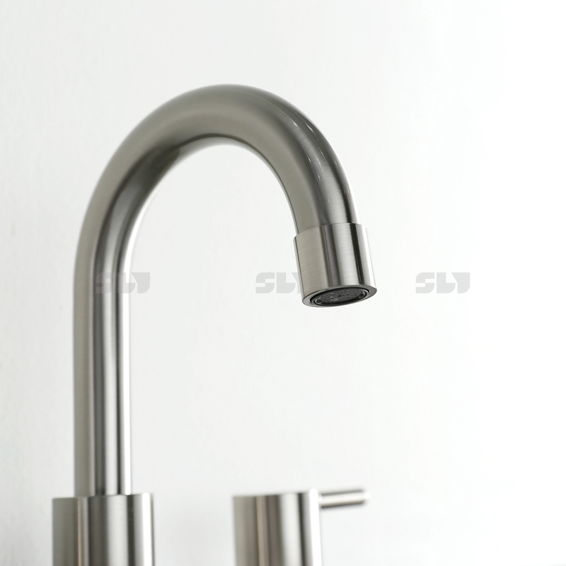 3 Löcher 8 Zoll Wasser Wasserhahn Breitbreite Waschbecken Wasserhahnmixer Hähne