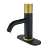 Sly Messing gebürstet Gold Wasserfall Spout Mixer Eingrad