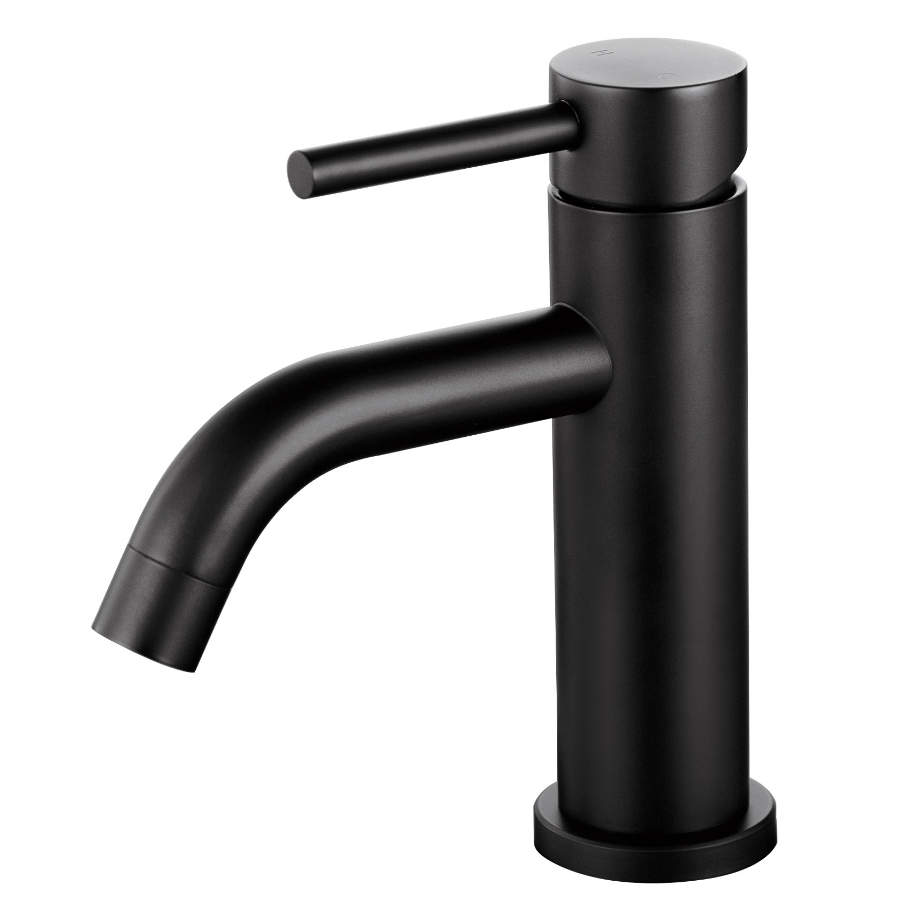 Schlaues Retro upc Gold Single Loch unbemalte Messing Badezimmer Wasserhahn