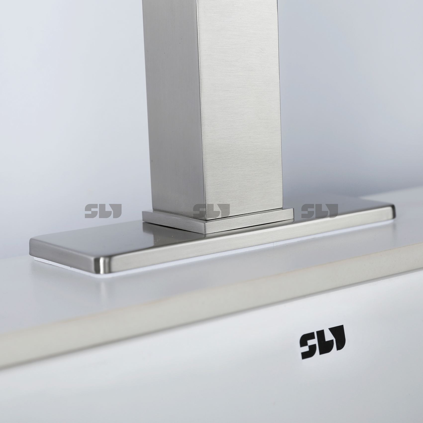 Edelstahl Centerset Einloch-Badarmaturen