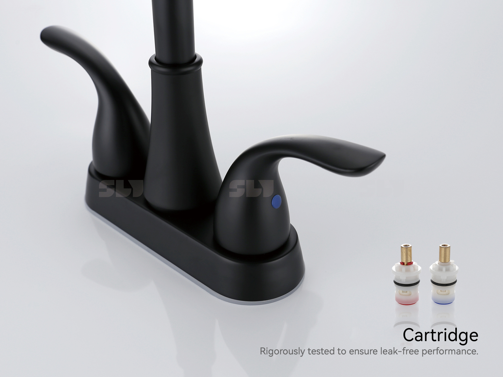 Vintage Einloch-Badezimmerarmatur