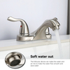 Sly gebürstet Nickel Modernes Waschbecken Deck Mount Countertop Wash Becken Wasserhahn