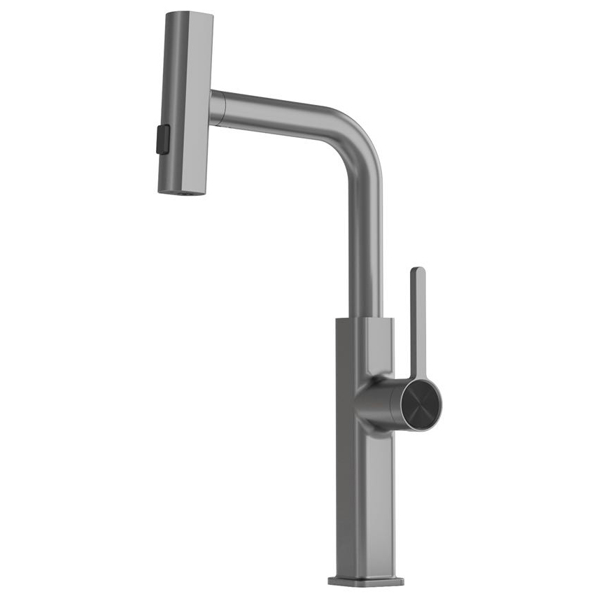 Schlauer flexibler Schlauch Pull Down Fing Waschbecken Tippwand montiert ein kaltes Wasserküchenarmatur