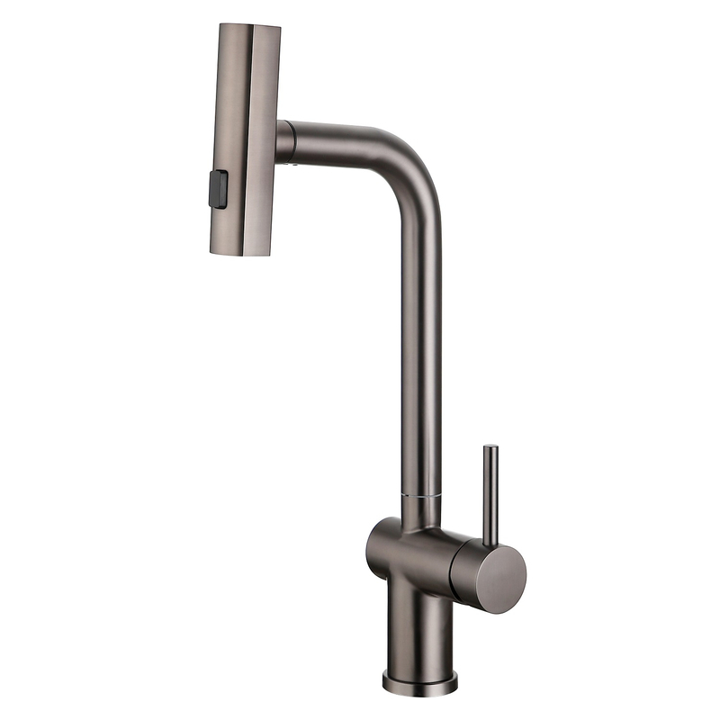 Sly gebürstete Nickelwasserhahn Moderne Küchenhähnen ziehen Sprühküchenmischer Waschbecken Wasserhähne heraus.