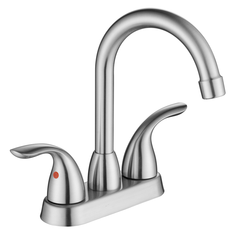 Sly Messingöl gerieben Bronze Spezielles Design ein Loch Deck montiertes Becken Badezimmer Wasserhähne HAP